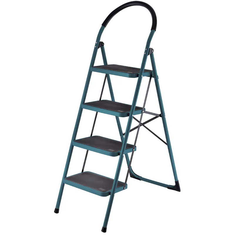 BORMANN Pro BHL6014 Σκαλοκάθισμα Μεταλλικό Heavy Duty,4 Σκαλιά,Αντιολισθητικά με Αφρώδη Λαβή 077404