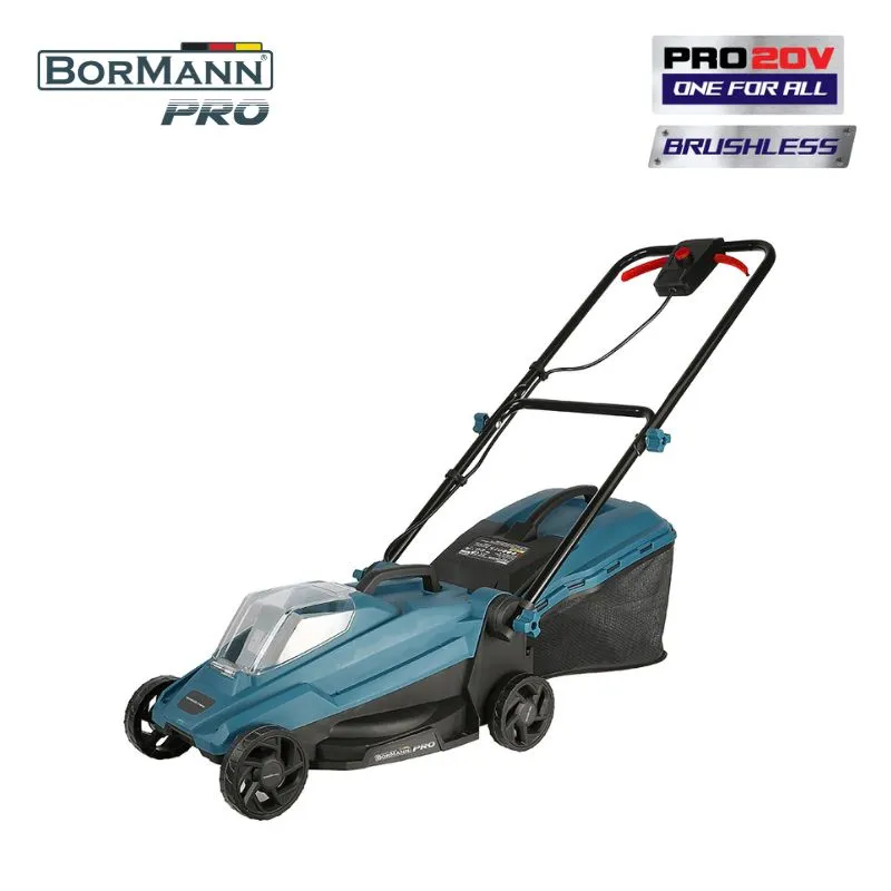BORMANN PRO BBP4160 Μηχανή Γκαζόν Μπαταρίας Brushless 20V Li-Ion Κοπή 32cm 078609