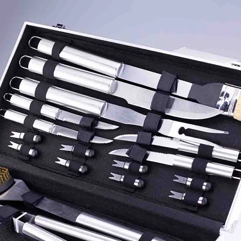 BORMANN Elite BBQ1015 Εργαλεία BBQ Σετ 16τμχ Inox Βαλίτσα 033349