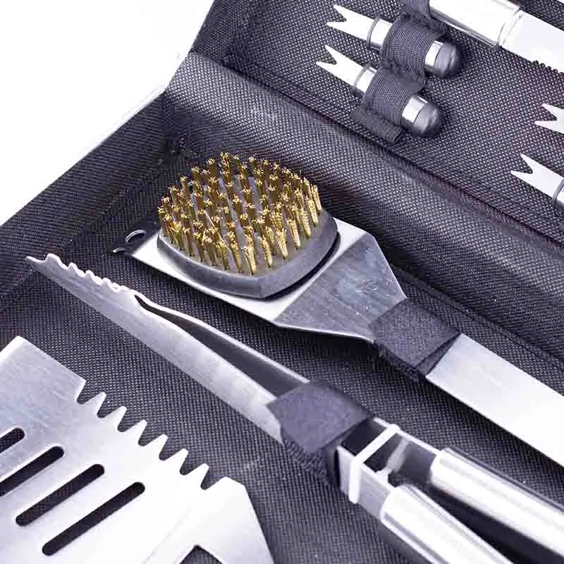 BORMANN Elite BBQ1015 Εργαλεία BBQ Σετ 16τμχ Inox Βαλίτσα 033349