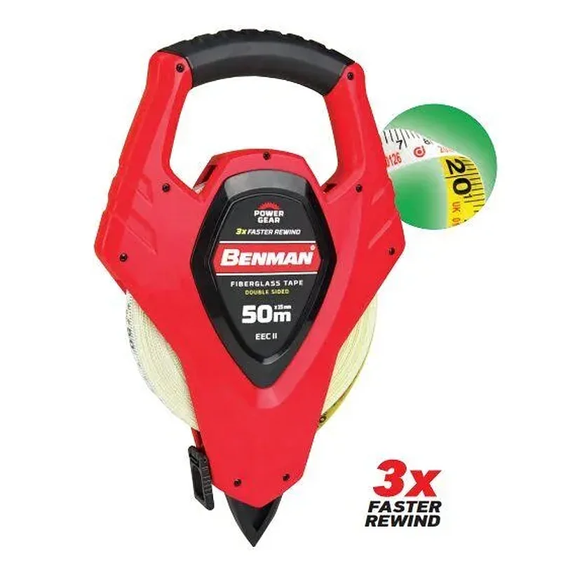 BENMAN ΜΕΤΡΟΤΑΙΝΙΑ ΜΗΧΑΝΙΚΩΝ FIBERGLASS 50m 70794