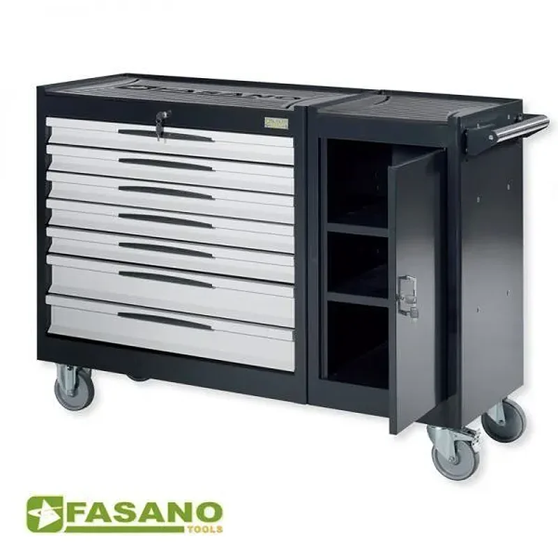 FASANO Εργαλειοφόρος τροχήλατος με 7 συρτάρια FG 109D/7G