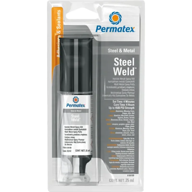 PERMATEX ΚΟΛΛΑ EPOXY ΜΕΤΑΛΛΩΝ 4-6MINΔΙΠΛΗ ΣΥΡΙΓΓΑ 25ML P-35242