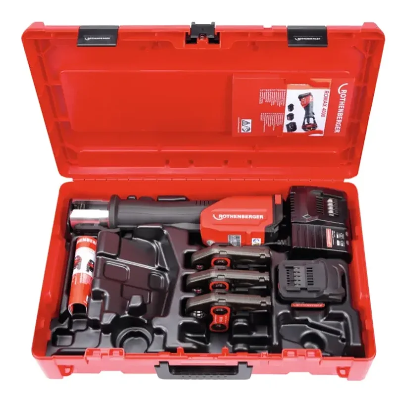 Rothenberger ROMAX 4000 Ηλεκτρουδραυλική πρέσσα με 4 καλουπια 100000