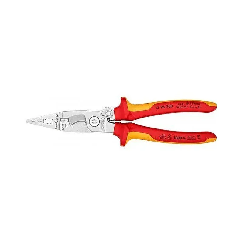 KNIPEX ΠΕΝΣΑ ΗΛΕΚΤΡΟΛΟΓΩΝ 1000V ΜΟΝΩΣΗ 200mm 1396200