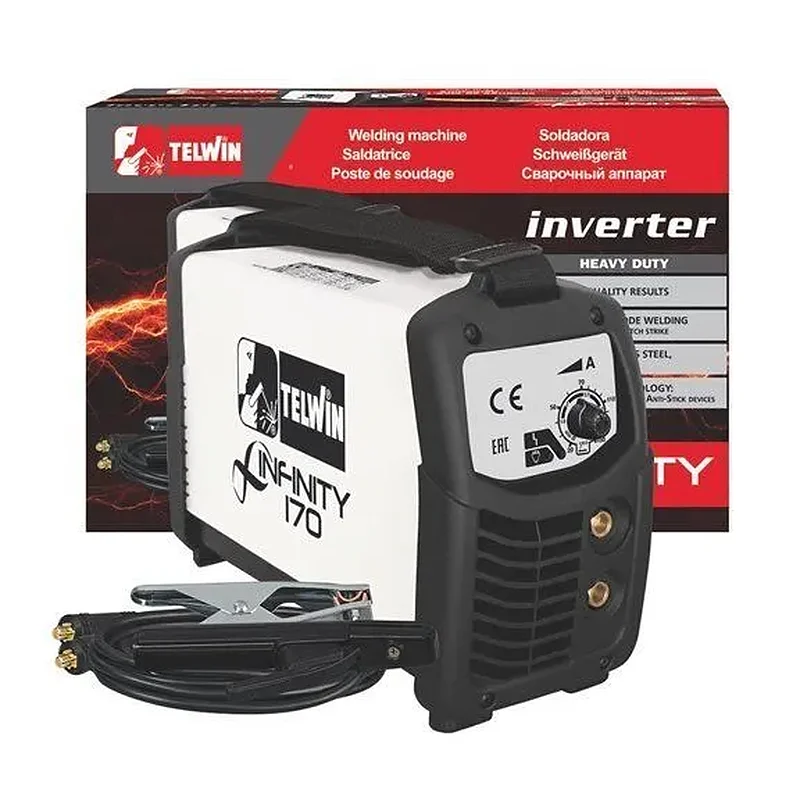 TELWIN INFINITY 170 ΜΟΝΟΦΑΣΙΚΗ ΗΛΕΚΤΡΟΚΟΛΛΗΣΗ INVERTER 150A 