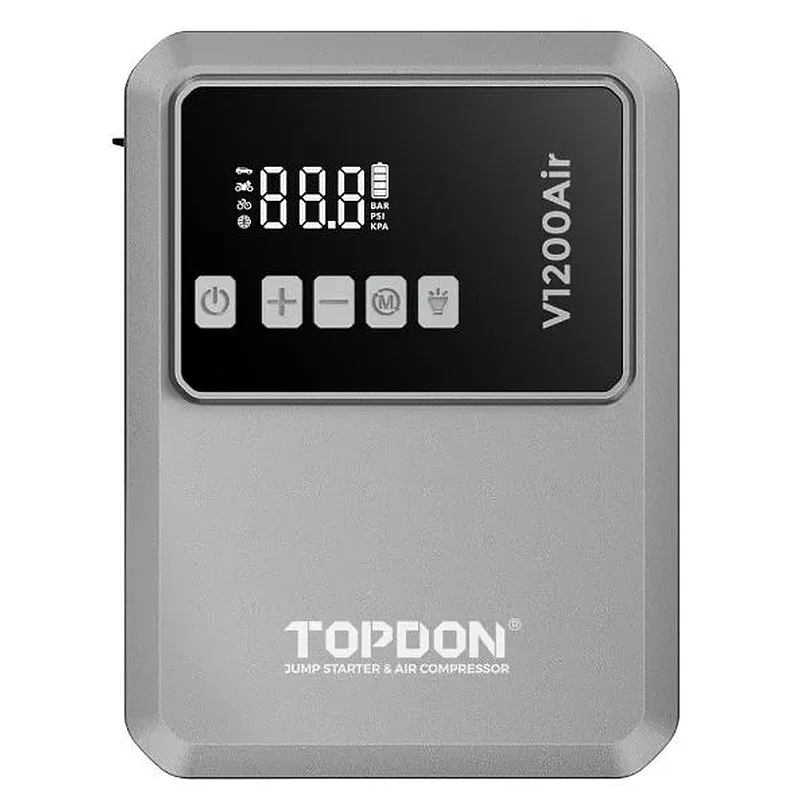 Topdon 2-σε-1 Eκκινητής και Αεροσυμπιεστής 1200A V1200Air