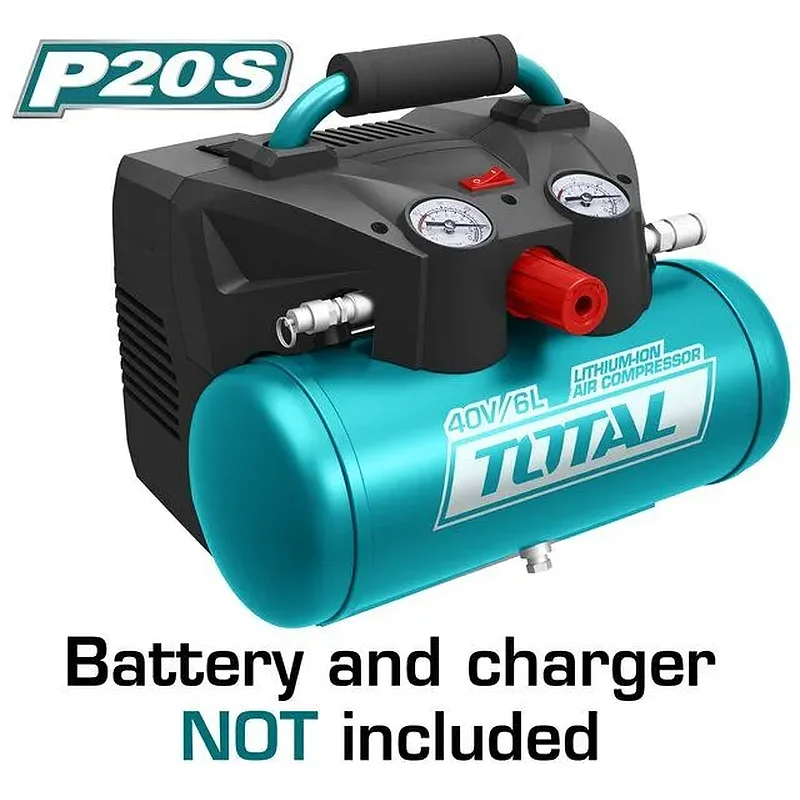 TOTAL ΑΕΡΟΣΥΜΠΙΕΣΤΗΣ ΑΕΡΟΣ ΜΠΑΤ. Li-ion 20V (TACLI2003)