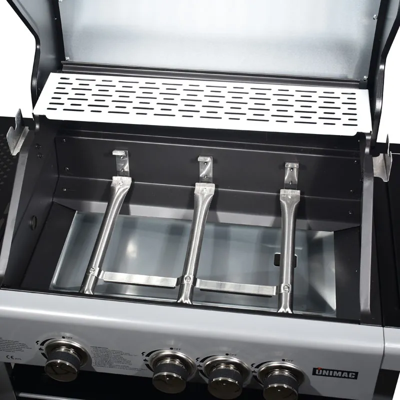 UNIMAC ΨΗΣΤΑΡΙΑ ΥΓΡΑΕΡΙΟΥ BBQ TREND LINE – 3 ΕΣΤΙΕΣ ΚΑΙ 1 ΠΛΑΪΝΟ ΜΑΤΙ 661331