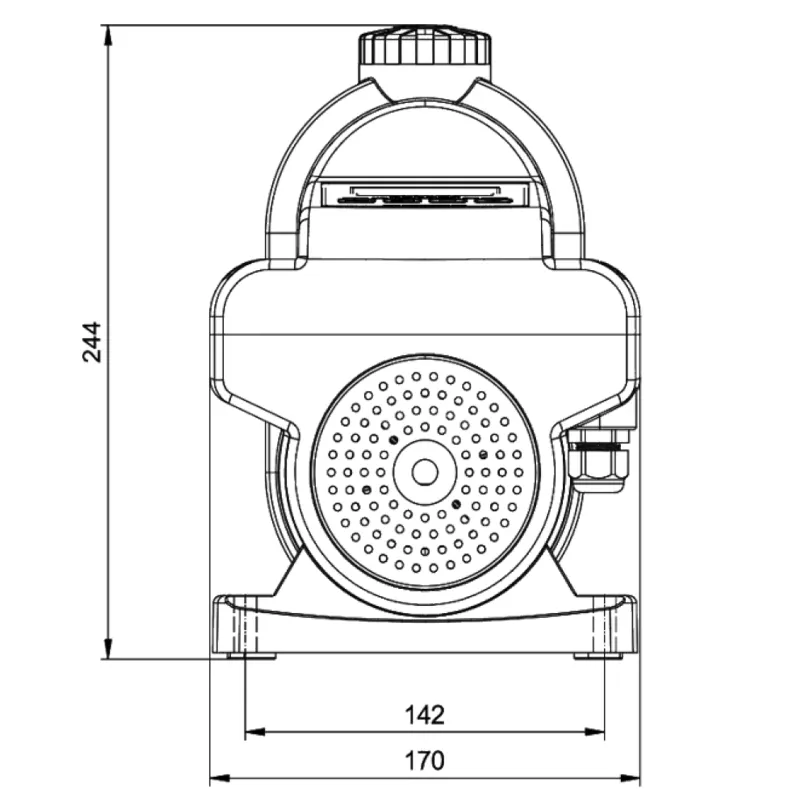 KRAFT ΑΝΤΛΙΑ ΝΕΡΟΥ INVERTER INOX 650W ΠΟΛΥΒΑΘΜΙΑ ΑΘΟΡΥΒΗΣ ΛΕΙΤΟΥΡΓΙΑΣ 61dB(A) ΣΤΑΘΕΡΗΣ ΠΙΕΣΗΣ 43519