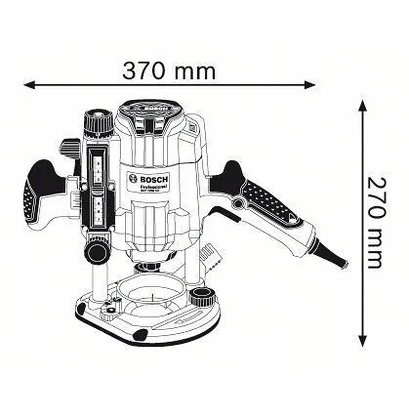 BOSCH GOF 1250 CE Κάθετη Φρέζα 0601626000