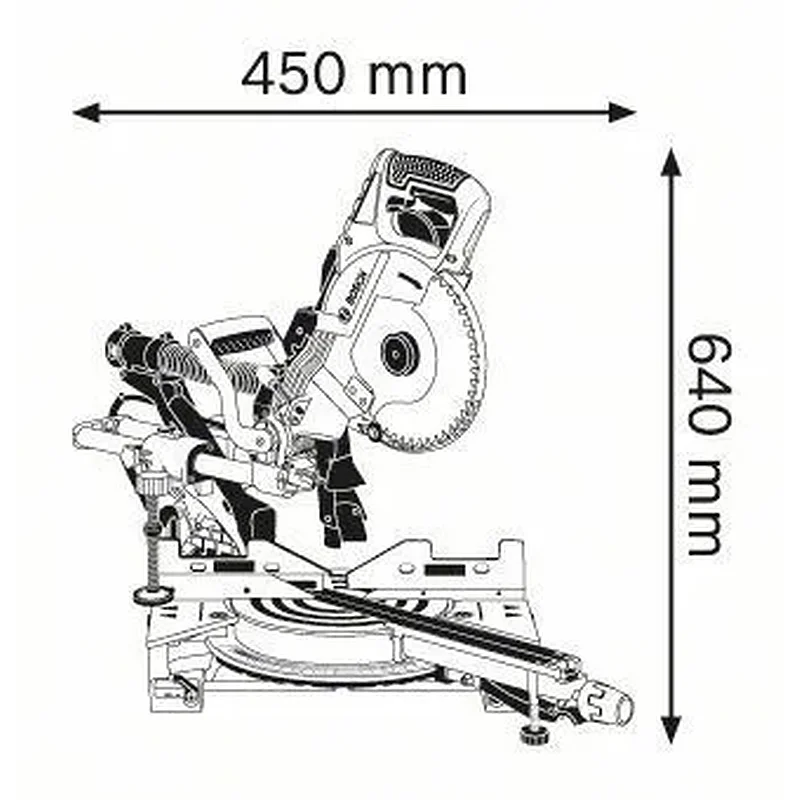 BOSCH GCM 8 SDE Σταθερό φαλτσοπρίονο Radial 0601B19200