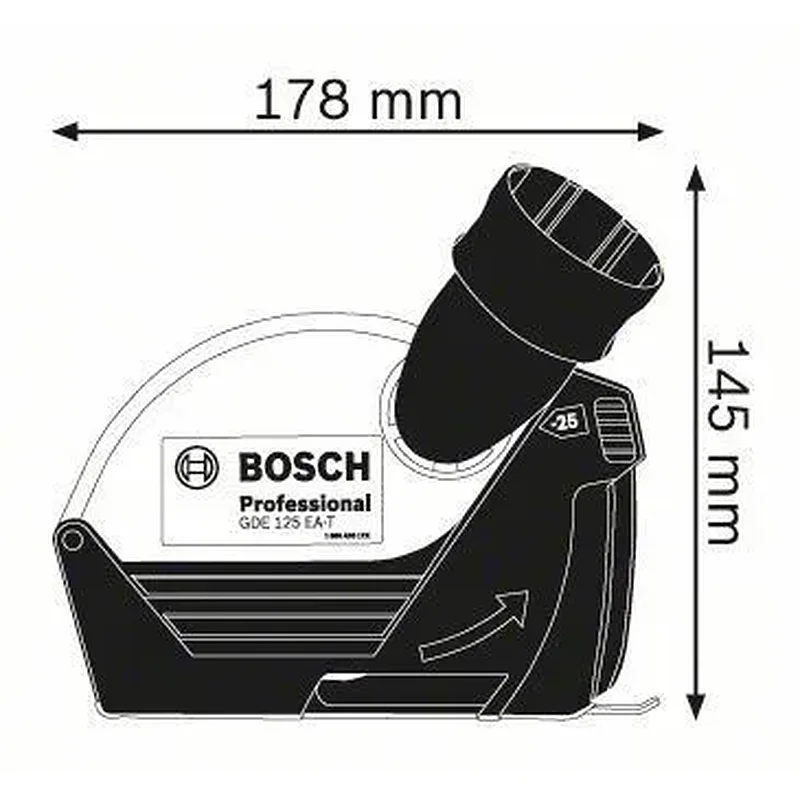 BOSCH GDE 125 EA-T ΕΠροφυλακτηρας 1600A003DJ