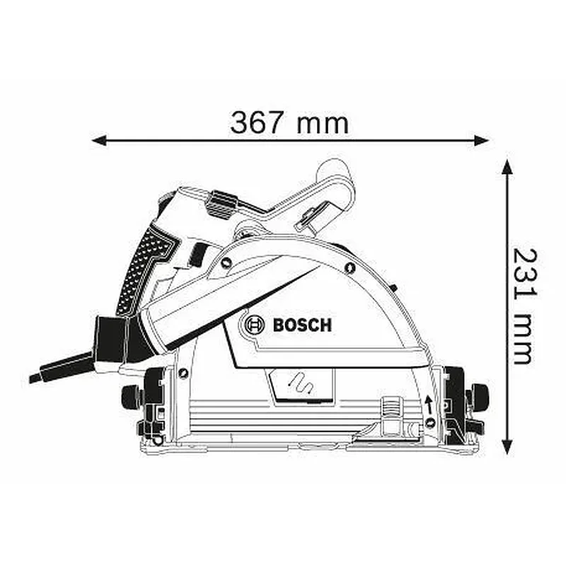 BOSCH GKT 55 GCE Βυθιζόμενο Πριόνι 0601675000