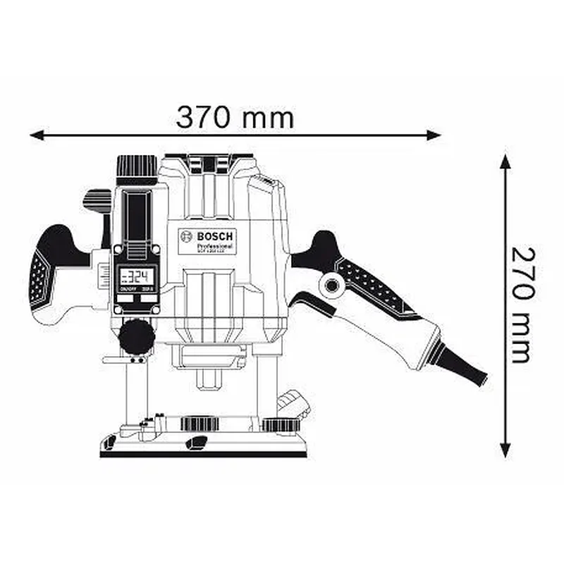BOSCH GOF 1250 LCE Κάθετη Φρέζα 0601626101
