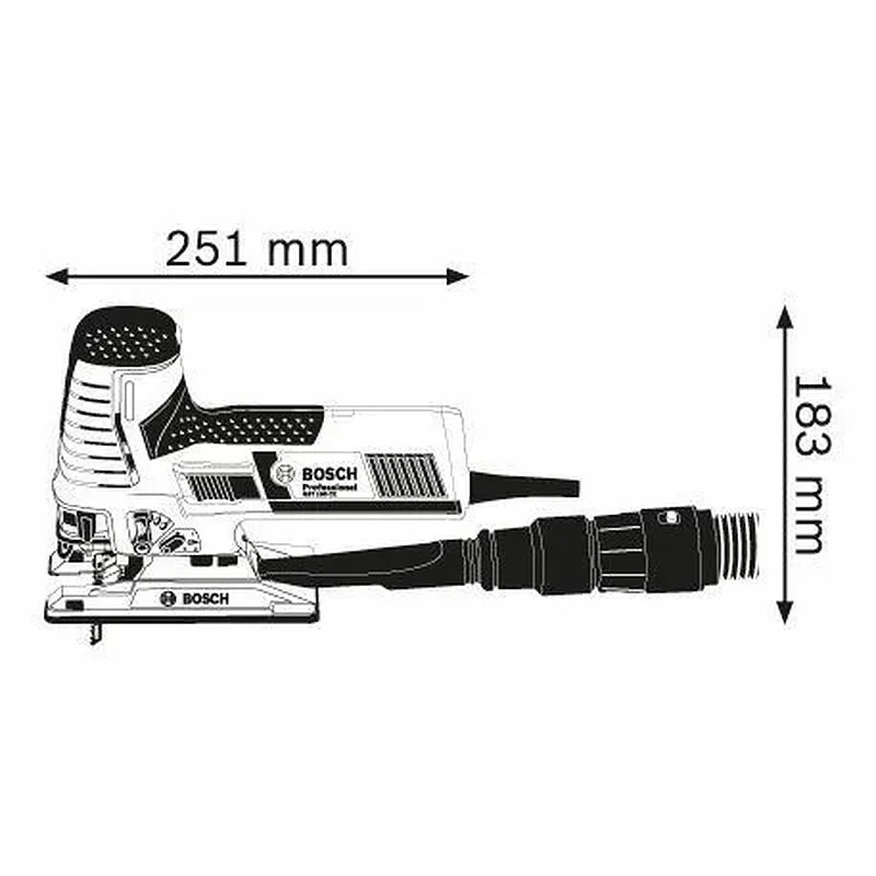 BOSCH Σέγα GST 160 BCE με Δώρο Οδηγό FSN SA 0601518000