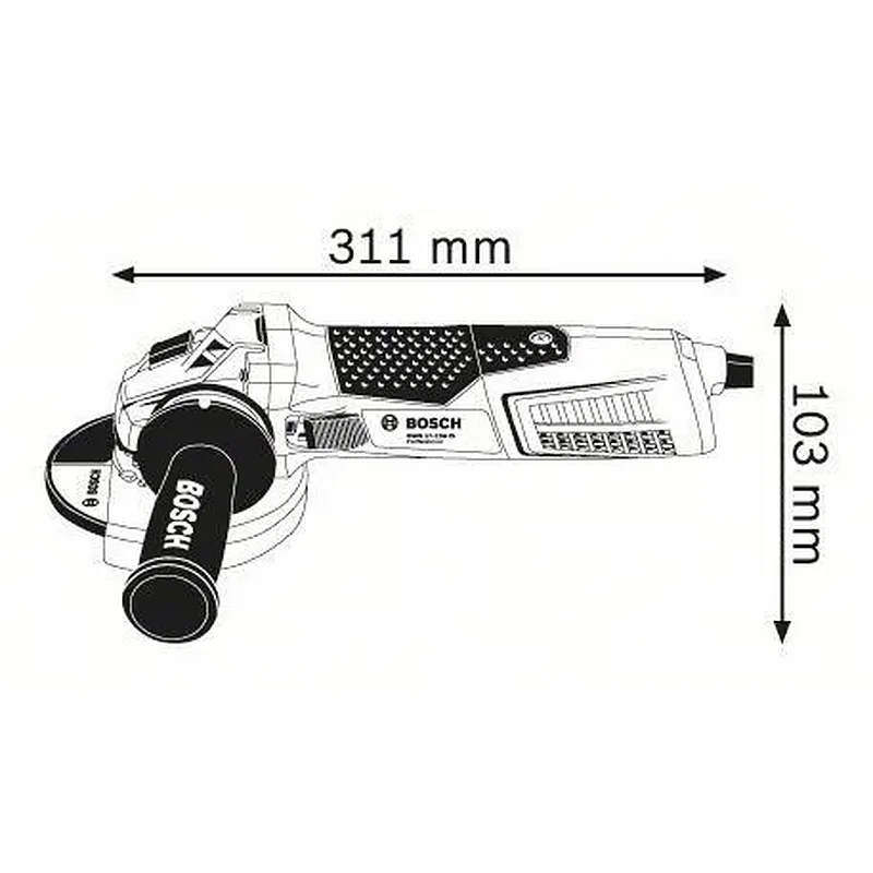 BOSCH GWS 17-125 CI Γωνιακός Λειαντήρας 060179G002