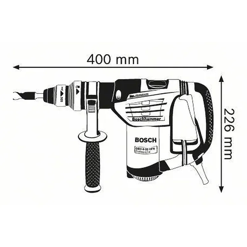 BOSCH GBH 4-32 DFR ΠΕΡΙΣΤΡΟΦΙΚΟ ΠΙΣΤΟΛΕΤΟ SDS-plus 0611332100