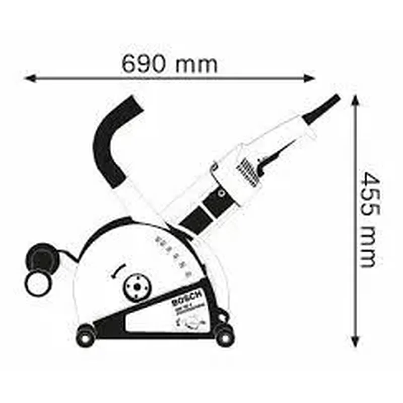 Bosch GNF 65 A Φρέζα Αυλακώσεων Τοίχου 0601368703