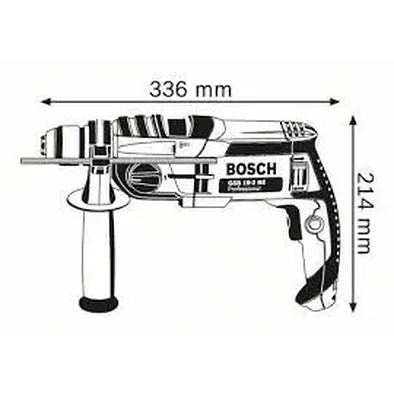 Bosch GSB 19-2 RE Κρουστικό δράπανο 850 Watt 060117B500
