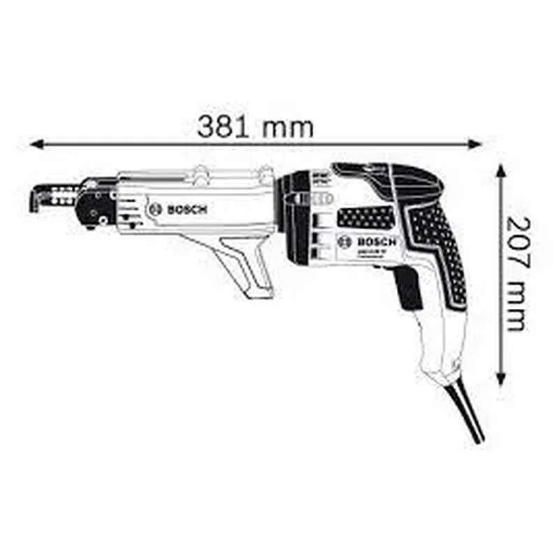 Bosch GSR 6-45 TE και MA 55 Κατσαβίδι γυψοσανίδων 0601445101