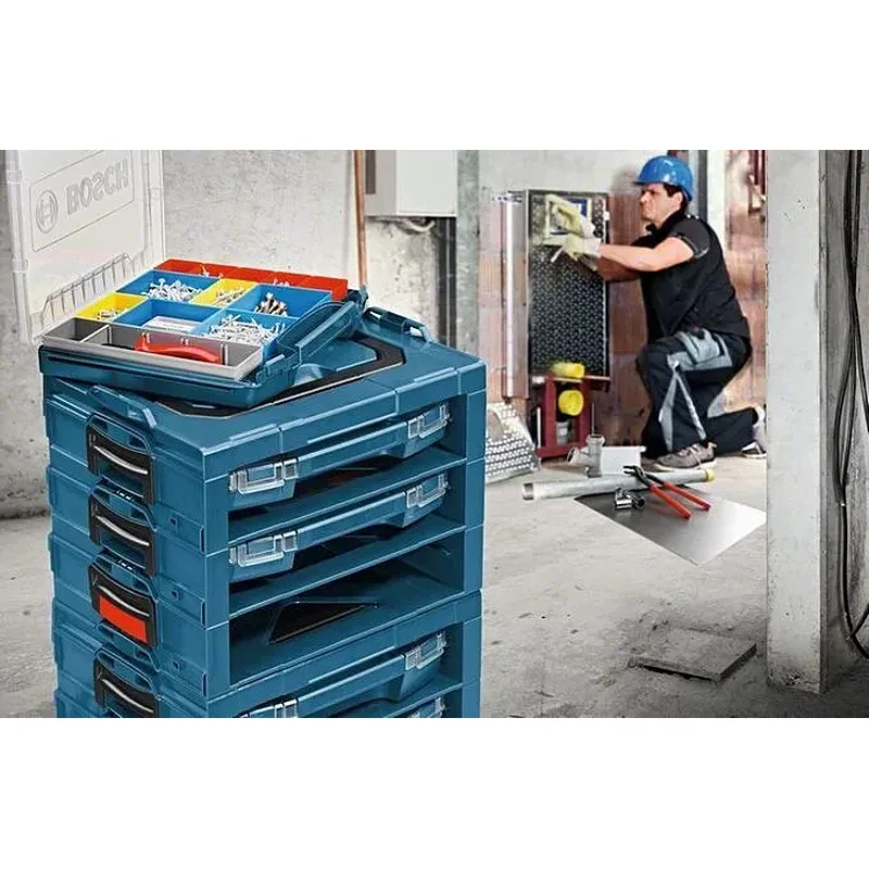 BOSCH i-BOXX 53 με 12 τεμ. ένθετων κουτιών 1600A001S7